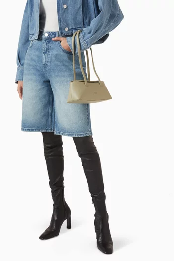 Mini Chrystie Shoulder Bag in Vegan Leather