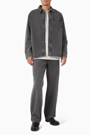 Roi Washed Jeans in Denim