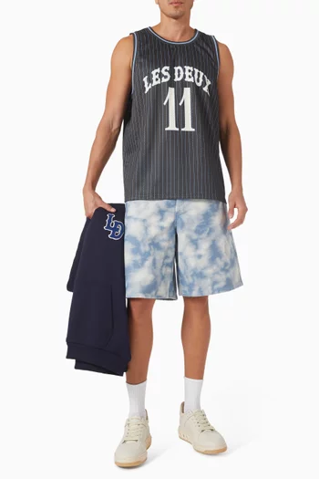 تي شيرت سيلاس بلا أكمام قماش شبكي