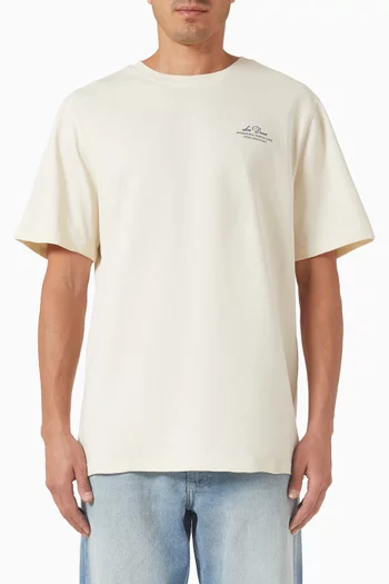 تي شيرت بن بطبعة كرة أرضية قطن