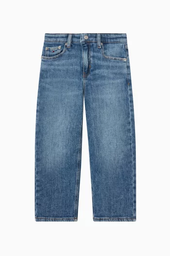 بنطال جينز كاربنتر واسع بتصميم كلاسيكي 