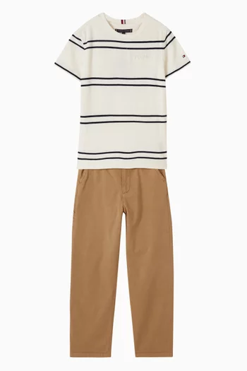 Embossed logo T-shirt in Cotton-jersey