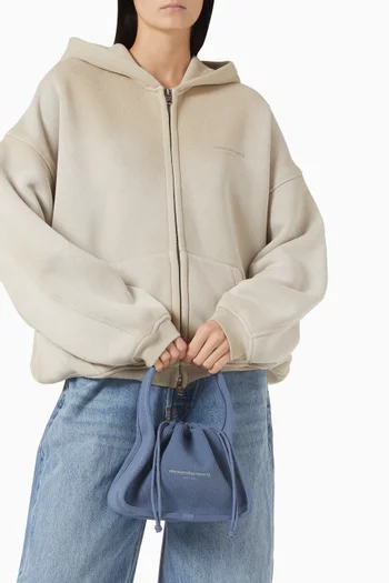 حقيبة ريان صغيرة نسيج مضلع عاكس للضوء