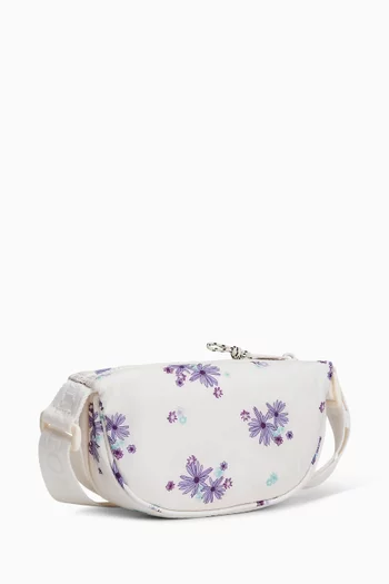 Flower-print Crossbody Bag