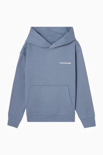 Logo-print Hoodie in Cotton