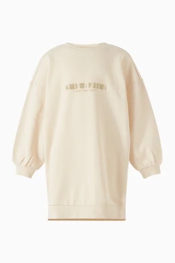 Sweatshirt Dress in Cotton-terry