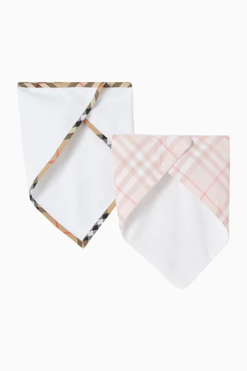 طقم صدريات بنقشة مخططة، قطعتان