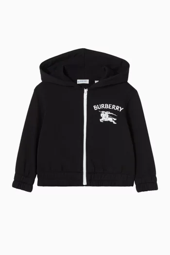 سويت شيرت كلايد بطبعة وسحّاب قطن