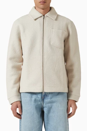 Hannes Full Zip Jacket in Wool