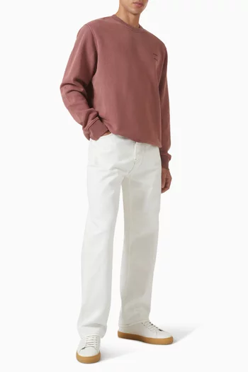 سويت شيرت ساجويل بشعار الماركة مزيج قطن