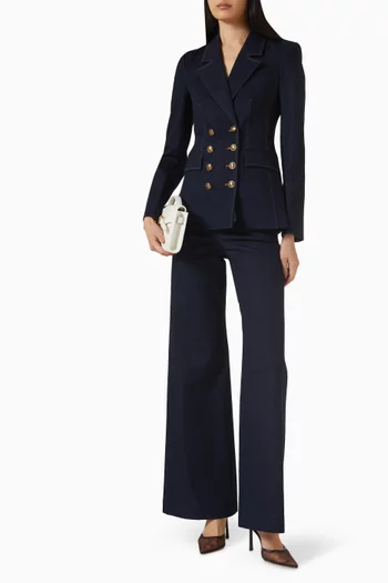 Crue Wide-leg Pants in Denim