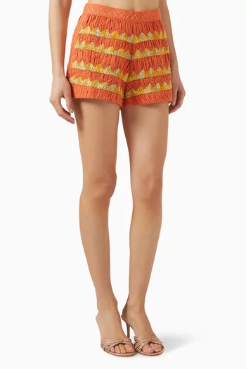 شورت هيرا قطن وكتان