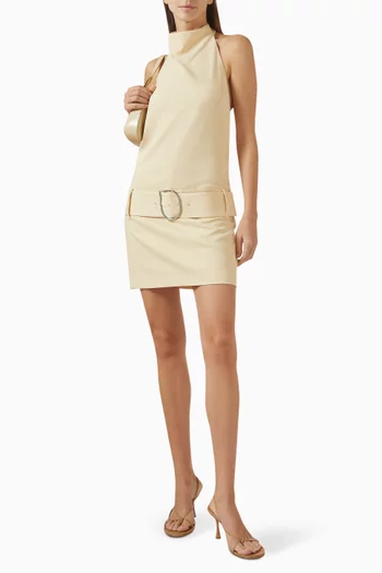 فستان سابينا قصير بحزام