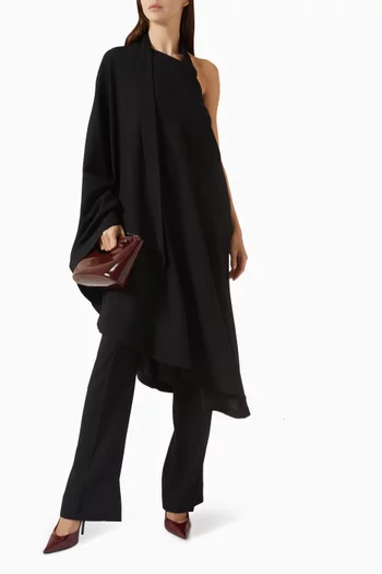 فستان سولستيس بنمط بونشو صوف