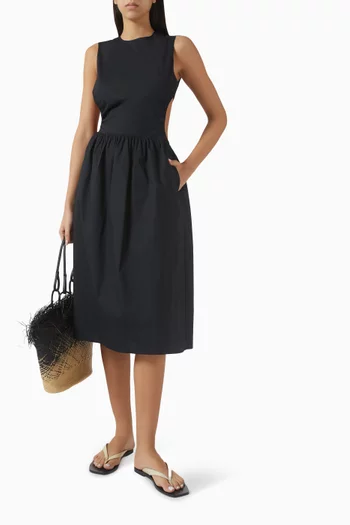 فستان سابين قطن بوبلين