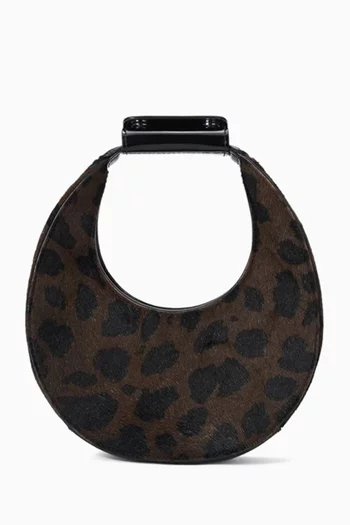 حقيبة جود نايت ميني بتصميم نصف دائري شعر مهر