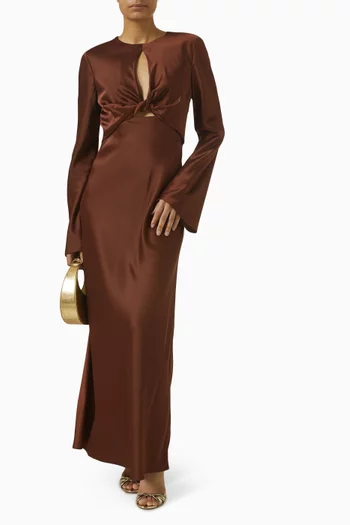 Molly Dress in Satin