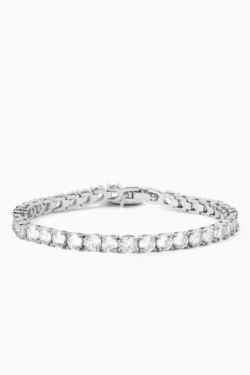 سوار تنس مرصع بالكريستال نحاس