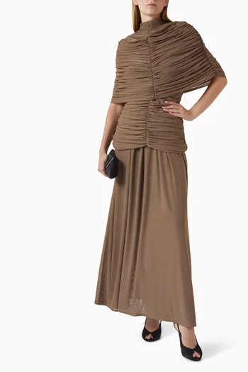 Yasmina Draped Dress
