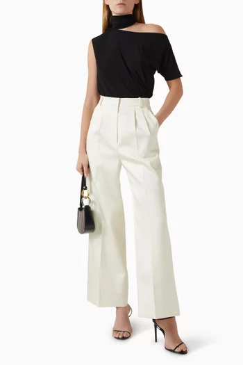 Sirin Asymmetric Scarf Top