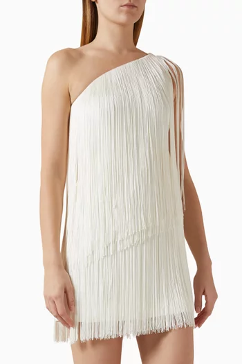 Cascada Fringe Mini Dress