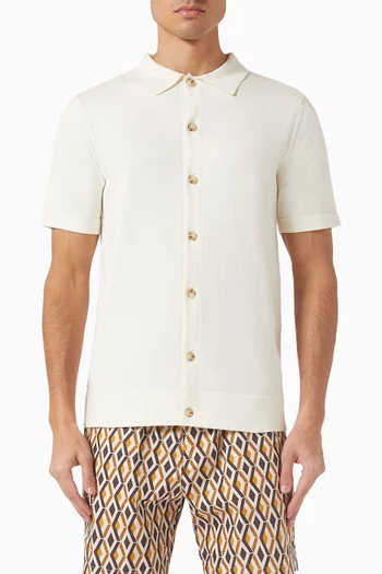 قميص منسوج من القطن