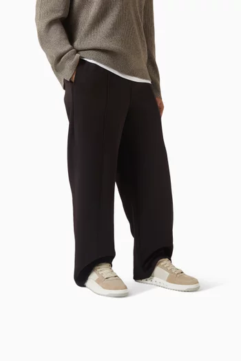 Court Sneakers in Suede & Nappa Leather