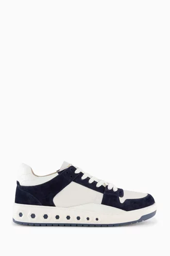 Court Sneakers in Suede & Nappa Leather