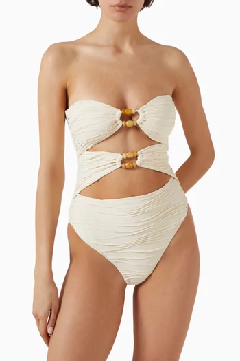 Amii Cut-out One-piece Swimsuit