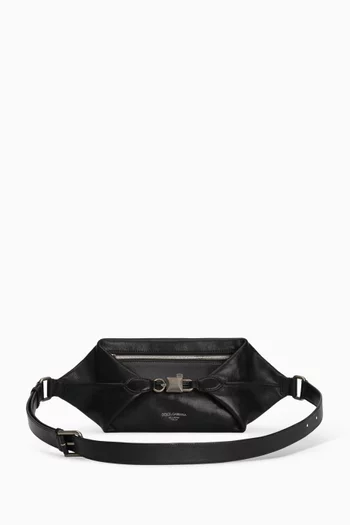 Lock Belt Bag in Tempesta Leather