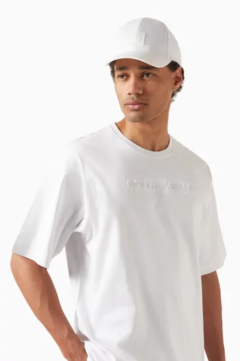 Logo Baseball Cap in Cotton-twill