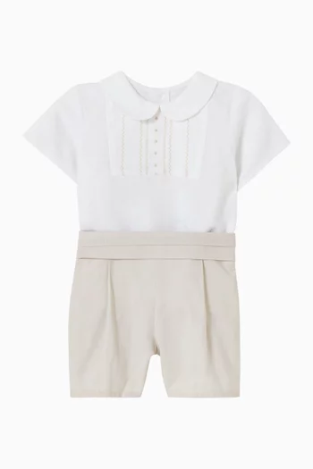 طقم هدايا قميص وشورت نيكتار قطن