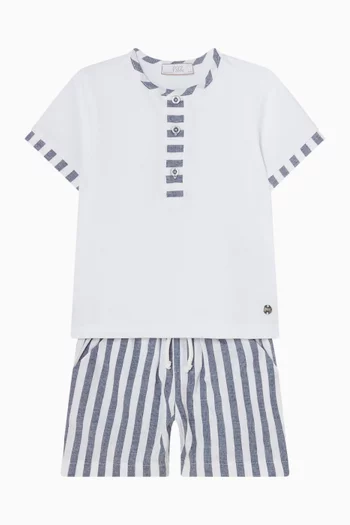 Eslora Striped 2-piece Set in Cotton