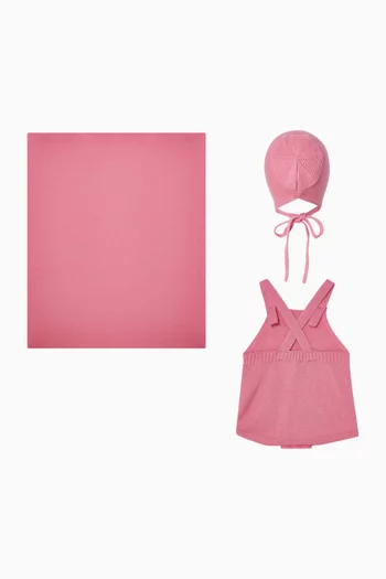 Regalo Overalls Gift Set in Knit