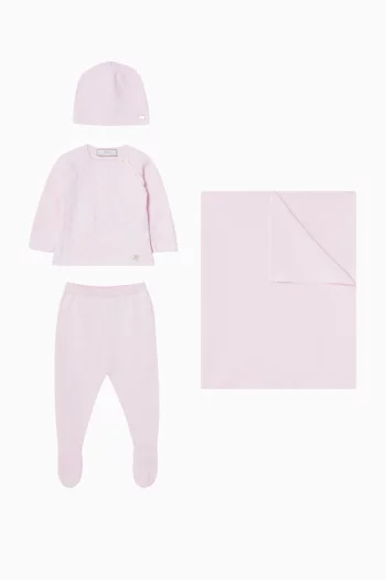 طقم هدايا صوف، 4 قطع