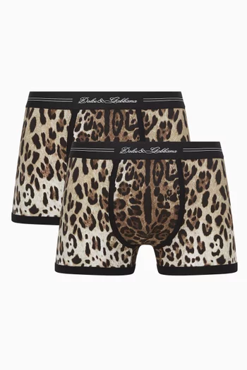 Leopard-print Boxer Briefs