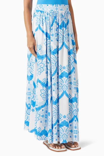 تنورة شيلوه بنقشة