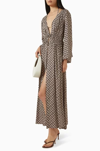 قفطان ماجا بنقشة سلسلة