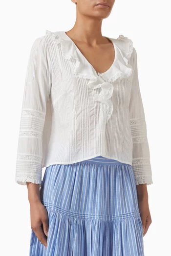 Huguette Top in Cotton