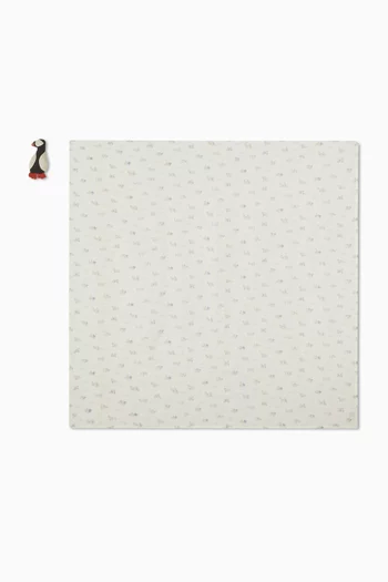 طقم هدايا لعبة لينة وبطانية لف 