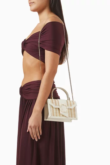 حقيبة يد أودري ميني خوص