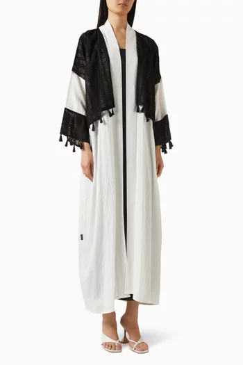 Colour-block Abaya