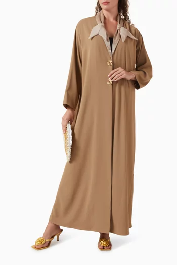 Buttoned Abaya