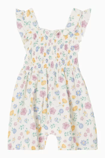 جمبسوت بكشكش مطاطي ونقشة صوفيا قطن عضوي