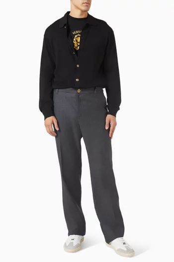 Printed Slim T-shirt in Cotton