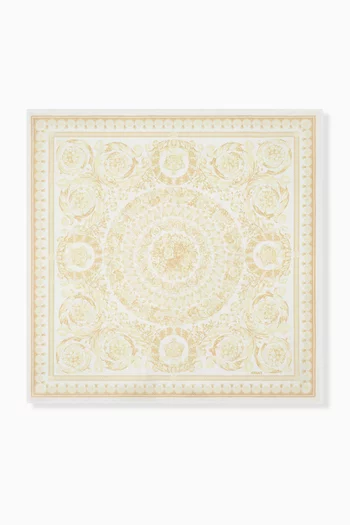 وشاح بنقشة باروكية حرير تويل