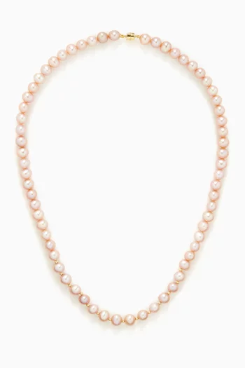 Kiku Pearl Necklace in 18kt Gold