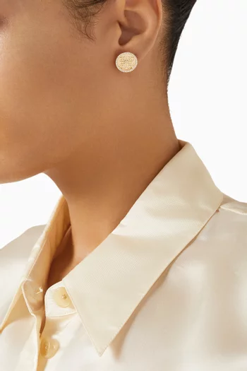 Lace Oria Diamond Earrings in 18kt Gold