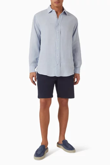 Abaco Plain Shirt in Linen