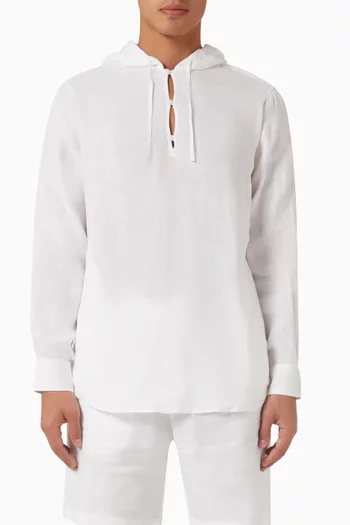 Windermere Hoodie in Linen